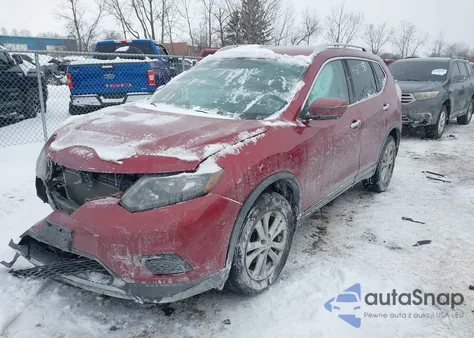 2016 Nissan Rogue Sv z USA, uszkodzony, nr VIN KNMAT2MV4GP689054